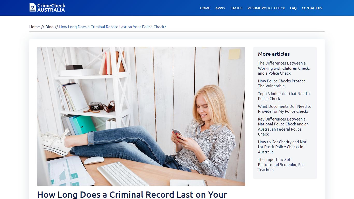 How Long Does a Criminal Record Last on Your Police Check?